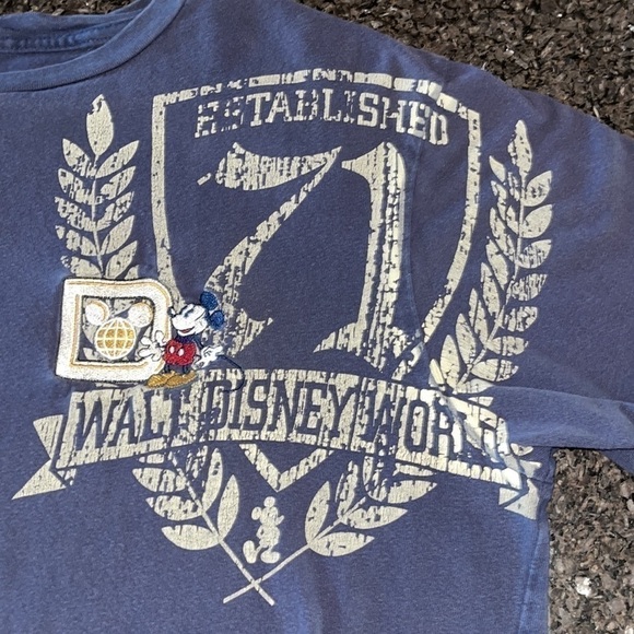 Disney Parks Walt Disney World Mickey Mouse Embroidered Short Sleeve Tee - Picture 3 of 8